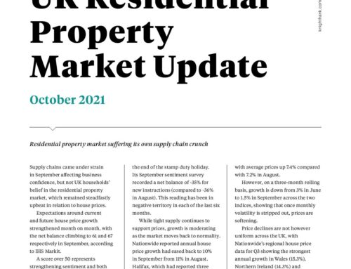 UK Residential Property Market Update – October 2021